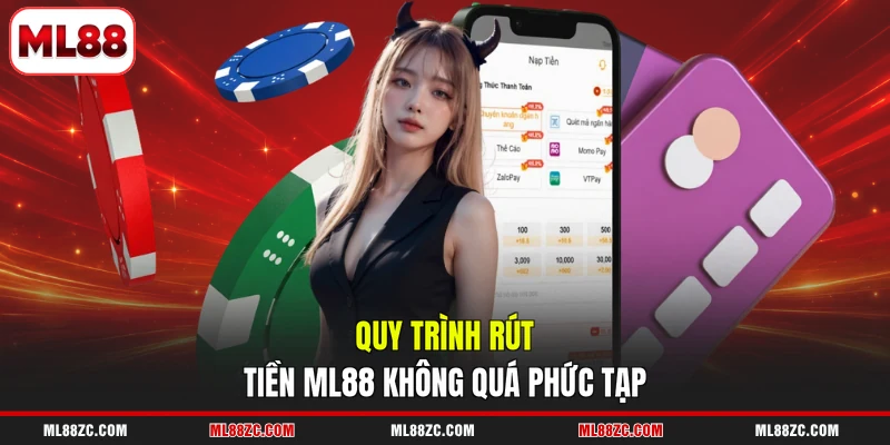 Quy trình rút tiền ML88 không quá phức tạp